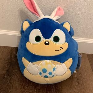Squishmallows Sonic the Hedgehog Plush Toy with Bunny Ears NWT